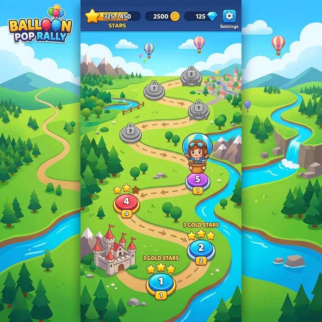 Balloon Pop Game: Arcade Rush screenshot